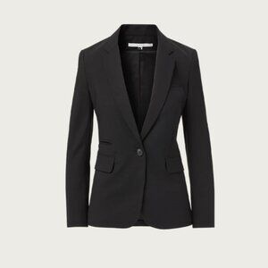 NWT Veronica Beard Classic Blazer Jacket Black Notch Lapels Tailored Fit Sz 10